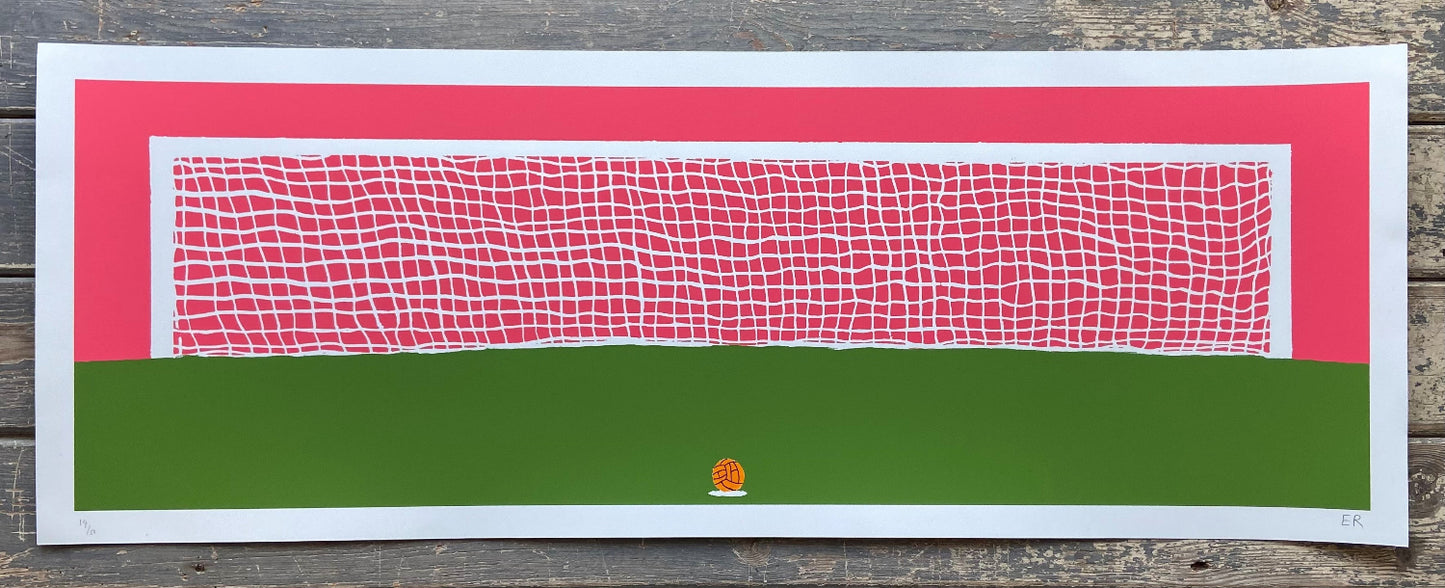 Euan Roberts - 10 Yards From Destiny (Hand-Finished Screenprint)