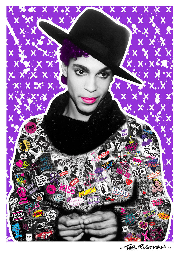 The Postman - Prince (A3 Hand-Finished Print)