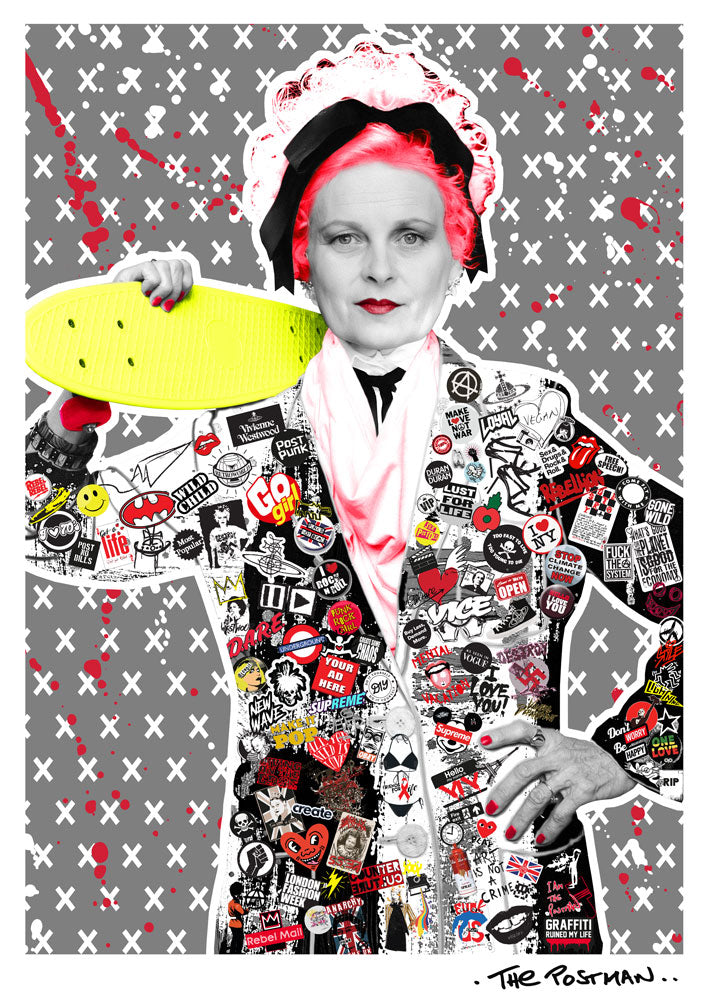 The Postman - Viv (A3 Hand-Finished Print)