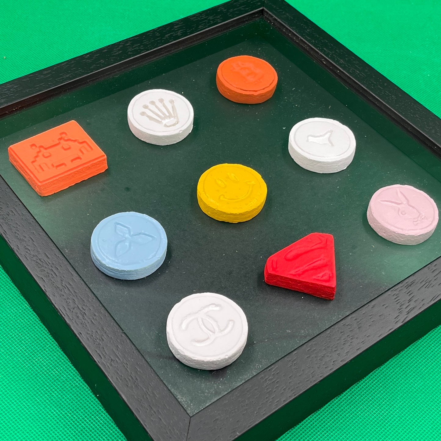 Dean Zeus Colman - Love Is A Drug (9 Pills Framed in Black) (3)
