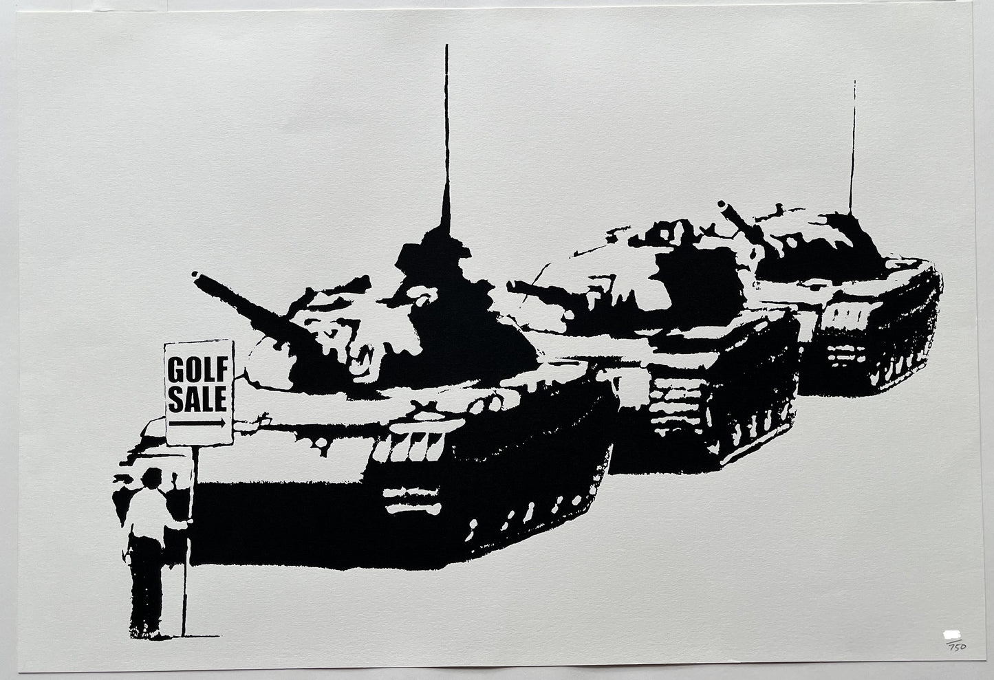Banksy - Golf Sale Unsigned Screenprint