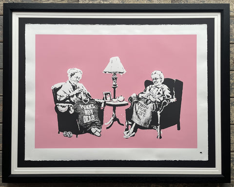 Banksy - Grannies Unsigned Framed