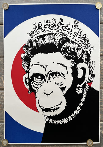Banksy - Monkey Queen (Unsigned)