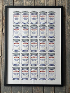 Banksy - Soup Cans (Poster) (Framed)