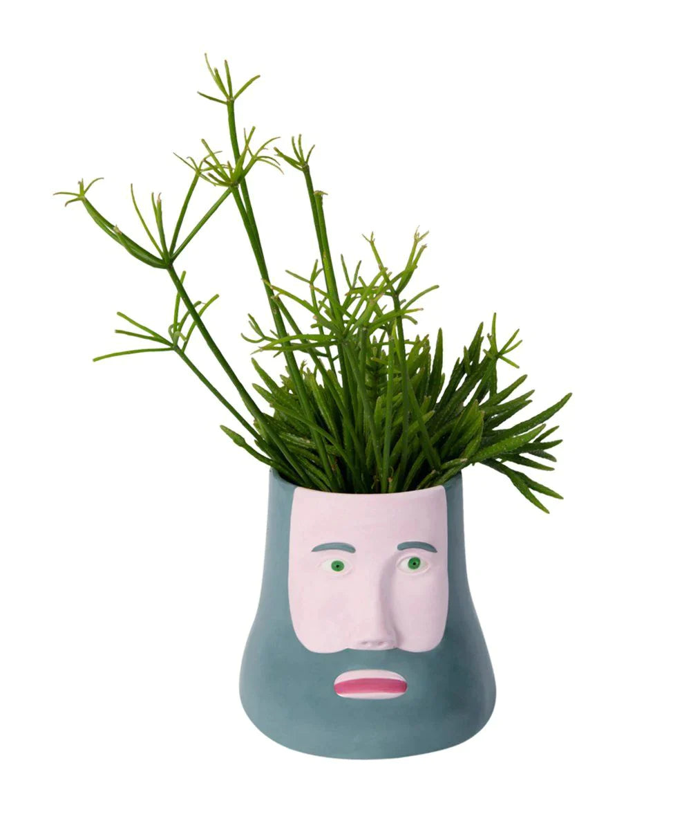 David Shrigley - The Philosopher Porcelain Planter