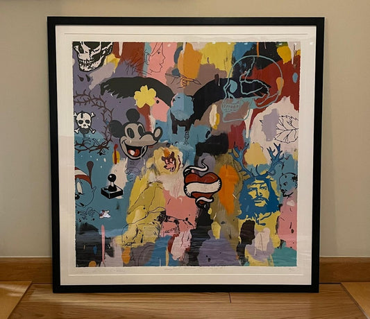 Dan Baldwin - Disneyland Horror Show Politics Fuck Up #2 (Framed)