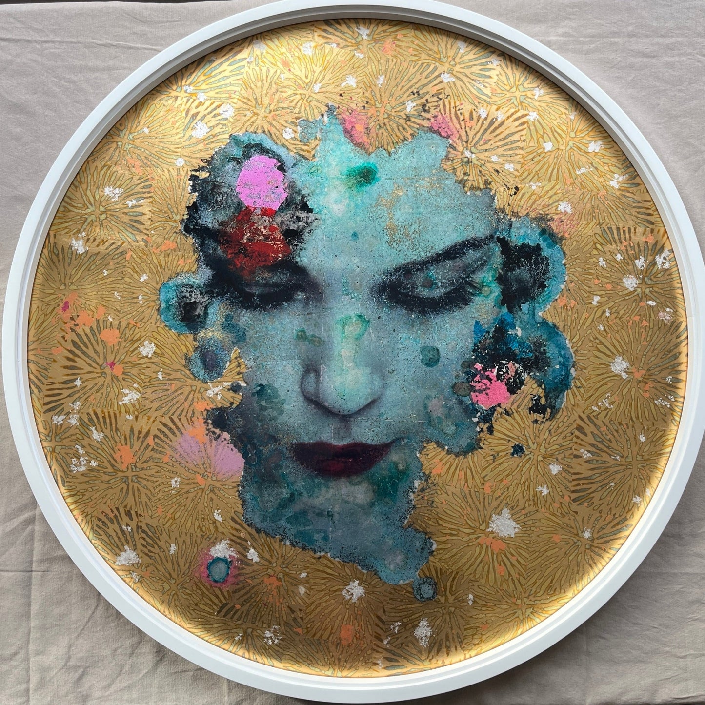Andrew Millar - Falling Leaves (Framed Disc) (White Frame)