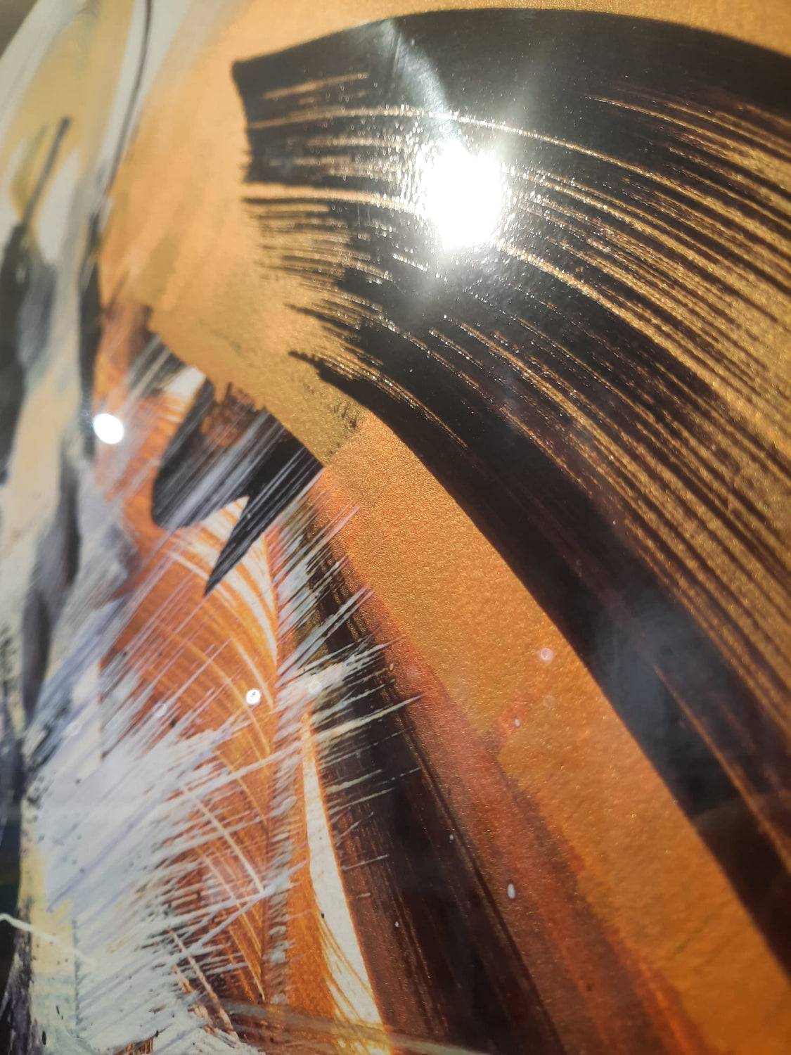 Dave White - Tiger (XL Hand-Finished Edition) (Framed)