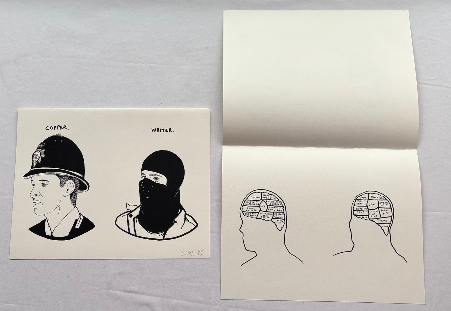 Lushsux - Copper / Writer Screenprint