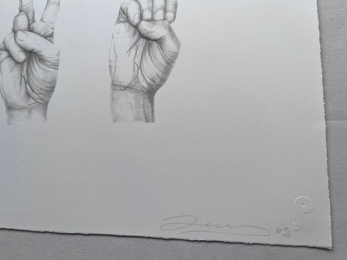 Dean Zeus Colman - Signed With Love (White) (Artist Proof)