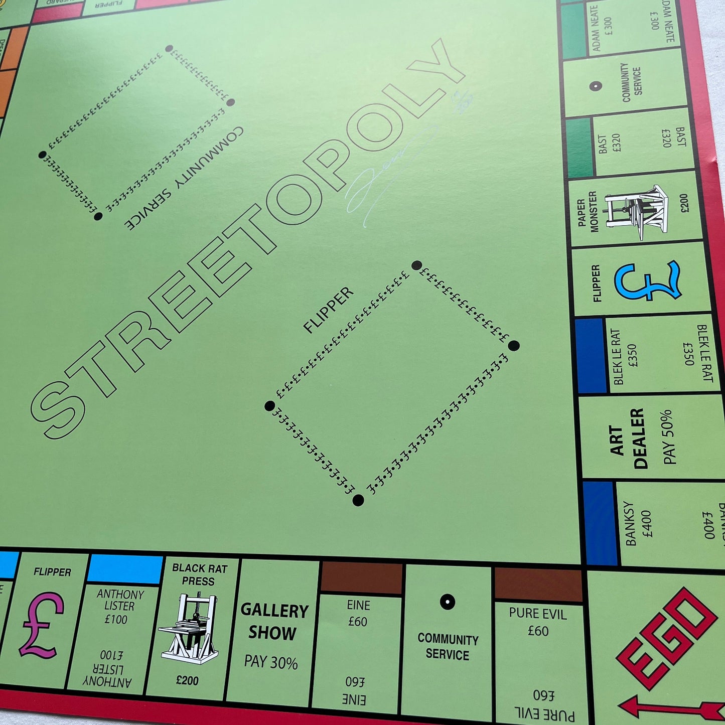 Dean Zeus Colman - Streetopoly Print (First Edition)