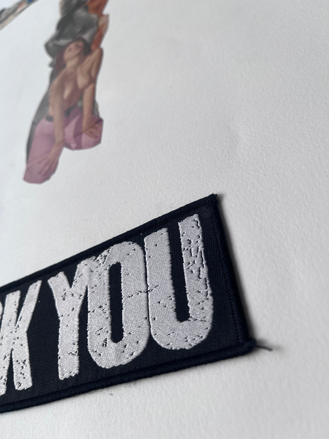 Cyclops (Lucas Price) - Fuck You (Original Collage on Paper)