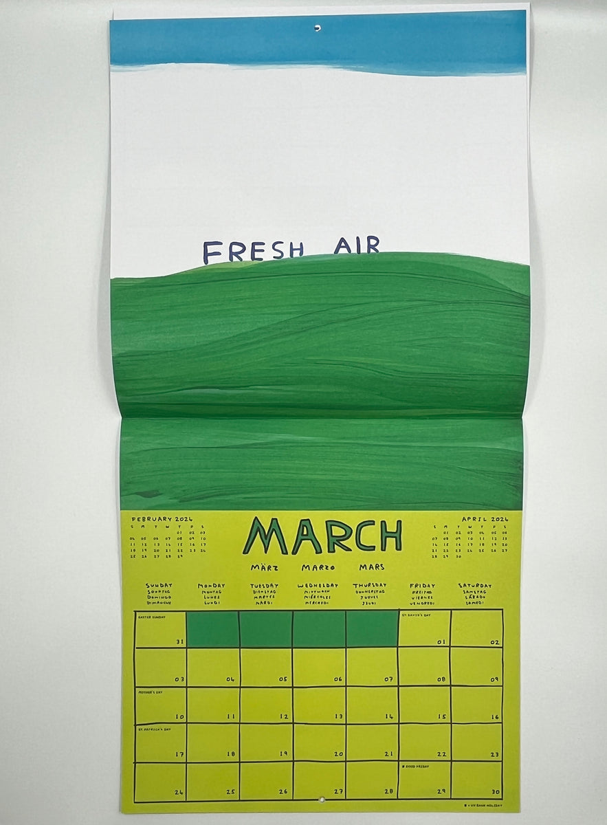 David Shrigley Calendar 2024 Aimee Atlante