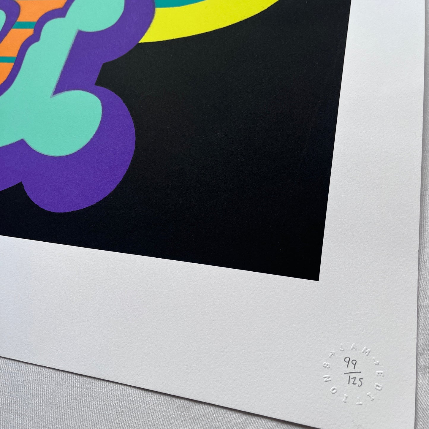 Ben Eine - Letter P (Green Variant)