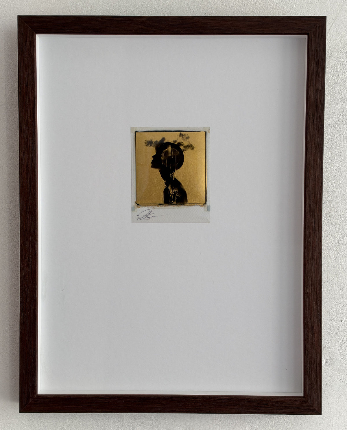 Andrew Millar - Sonic Vision (Gold Leaf) (Framed Polaroid)