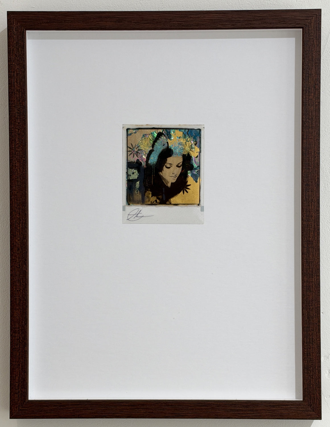 Andrew Millar - All She Saw Was Sky (Multi-Gilded with Mother Of Pearl) (Framed Polaroid)