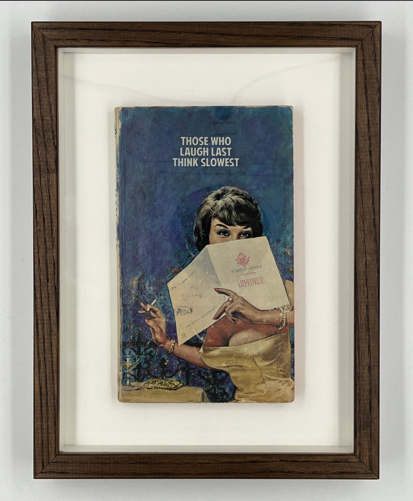 The Connor Brothers - Those Who Laugh Last Think Slowest (Original Vintage Book Painting)