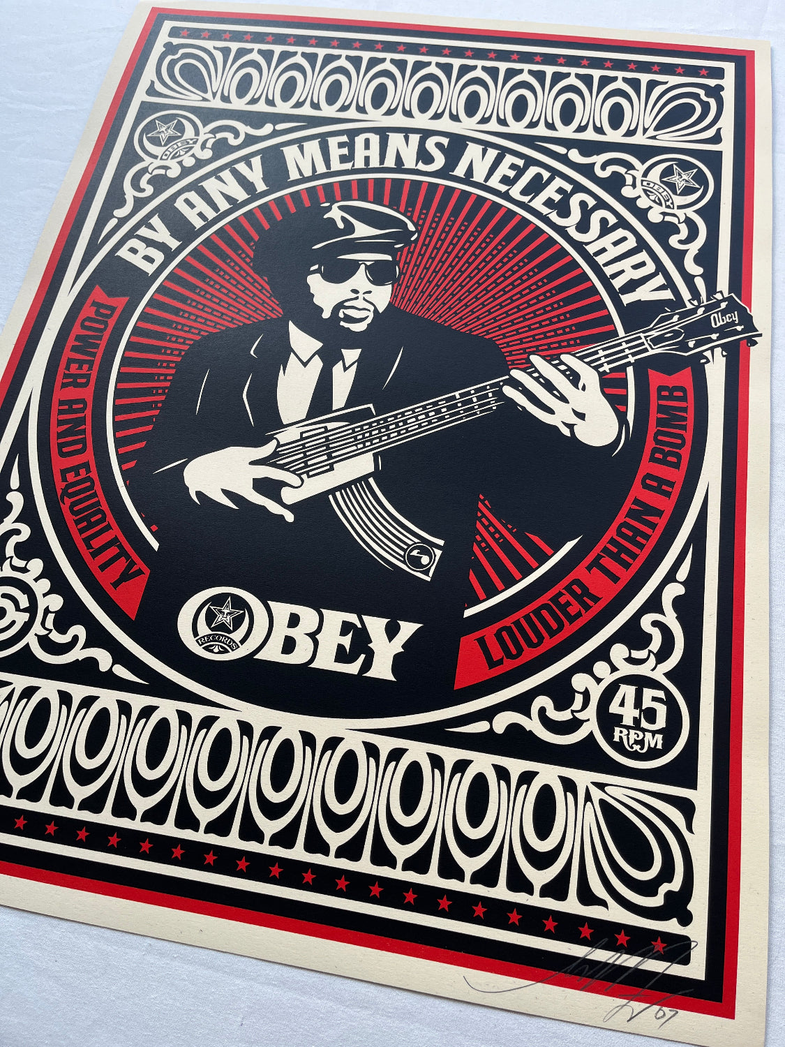 Shepard Fairey - By Any Means Necessary (Red)