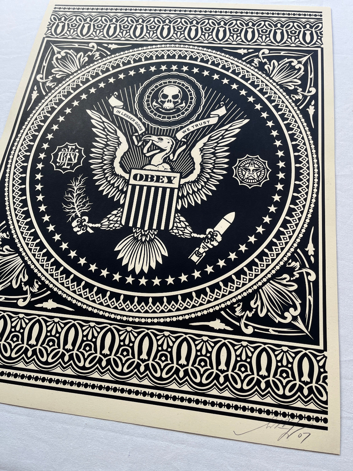 Shepard Fairey - Presidential Seal (Black)