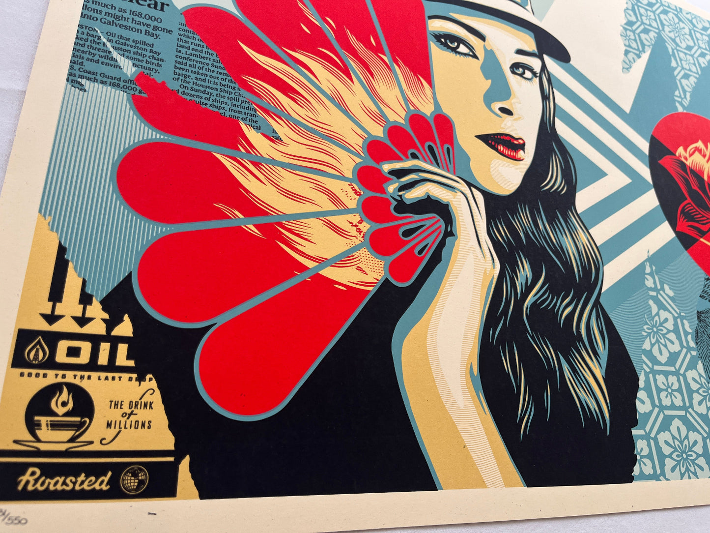 Shepard Fairey - Fan The Flames (Large Format)