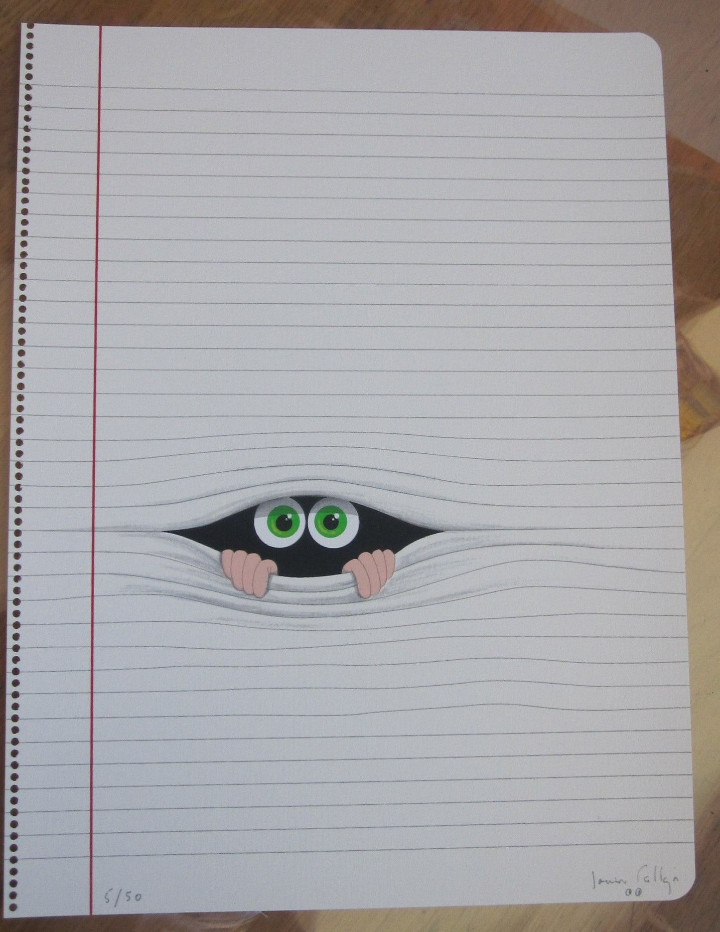 Javier Calleja - Between The Lines (Signed Screenprint)