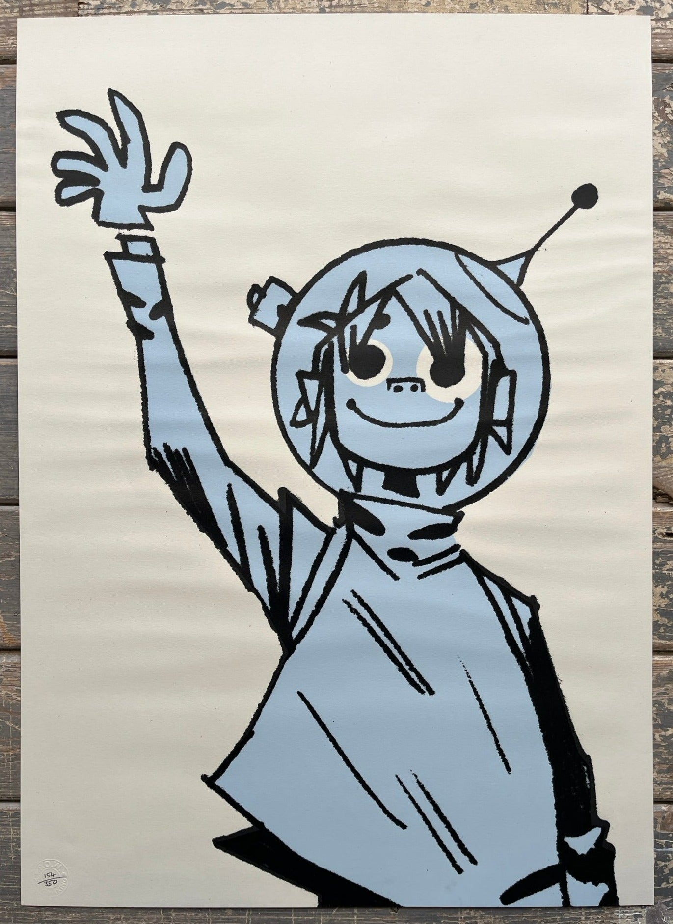 Jamie Hewlett - 2-D (Gorillaz) (Unsigned)