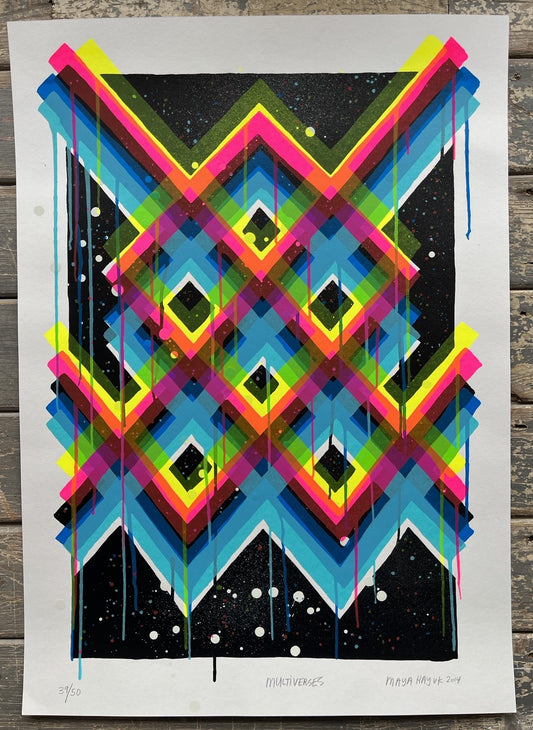 Maya Hayuk - Multiverses (Screenprint)