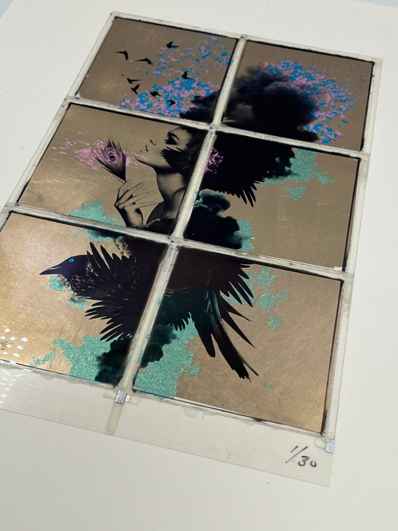Andrew Millar - To Be Free (Champagne) - Framed Original Polaroids