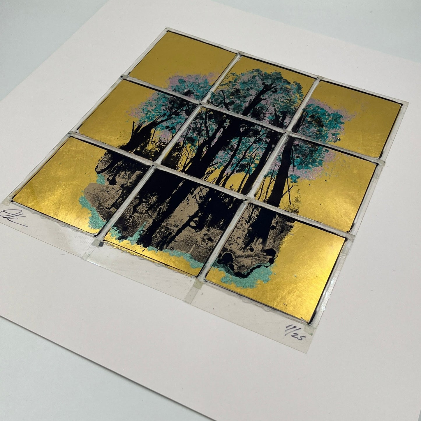 Andrew Millar - Gilded Forest (Framed Composite Polaroids)