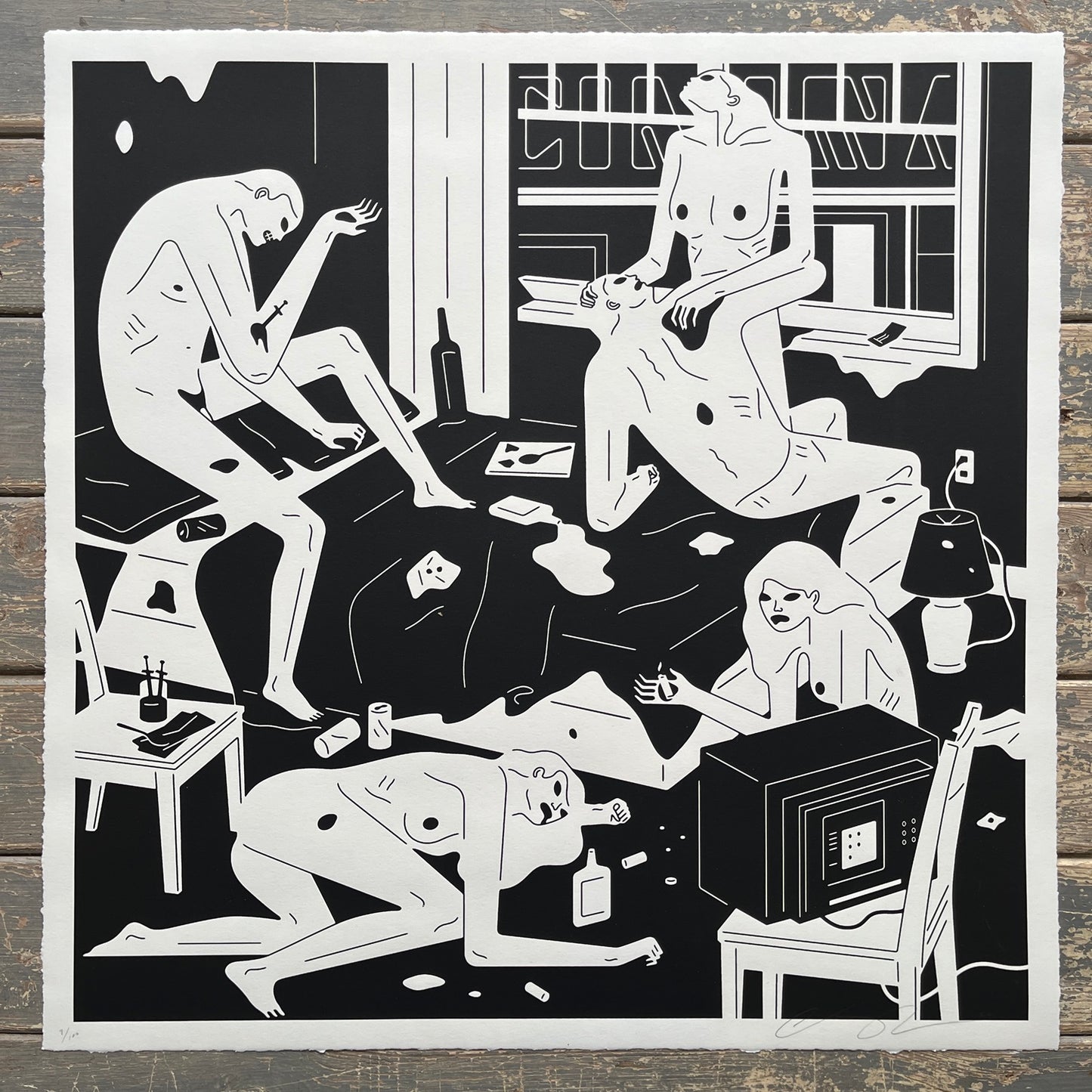 Cleon Peterson - Park Ave White