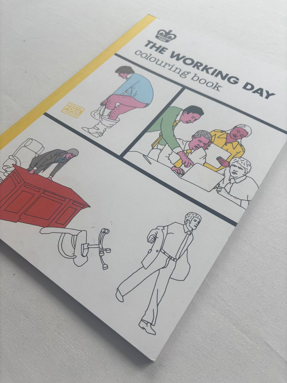 The Working Day Colouring Book - Modern Toss
