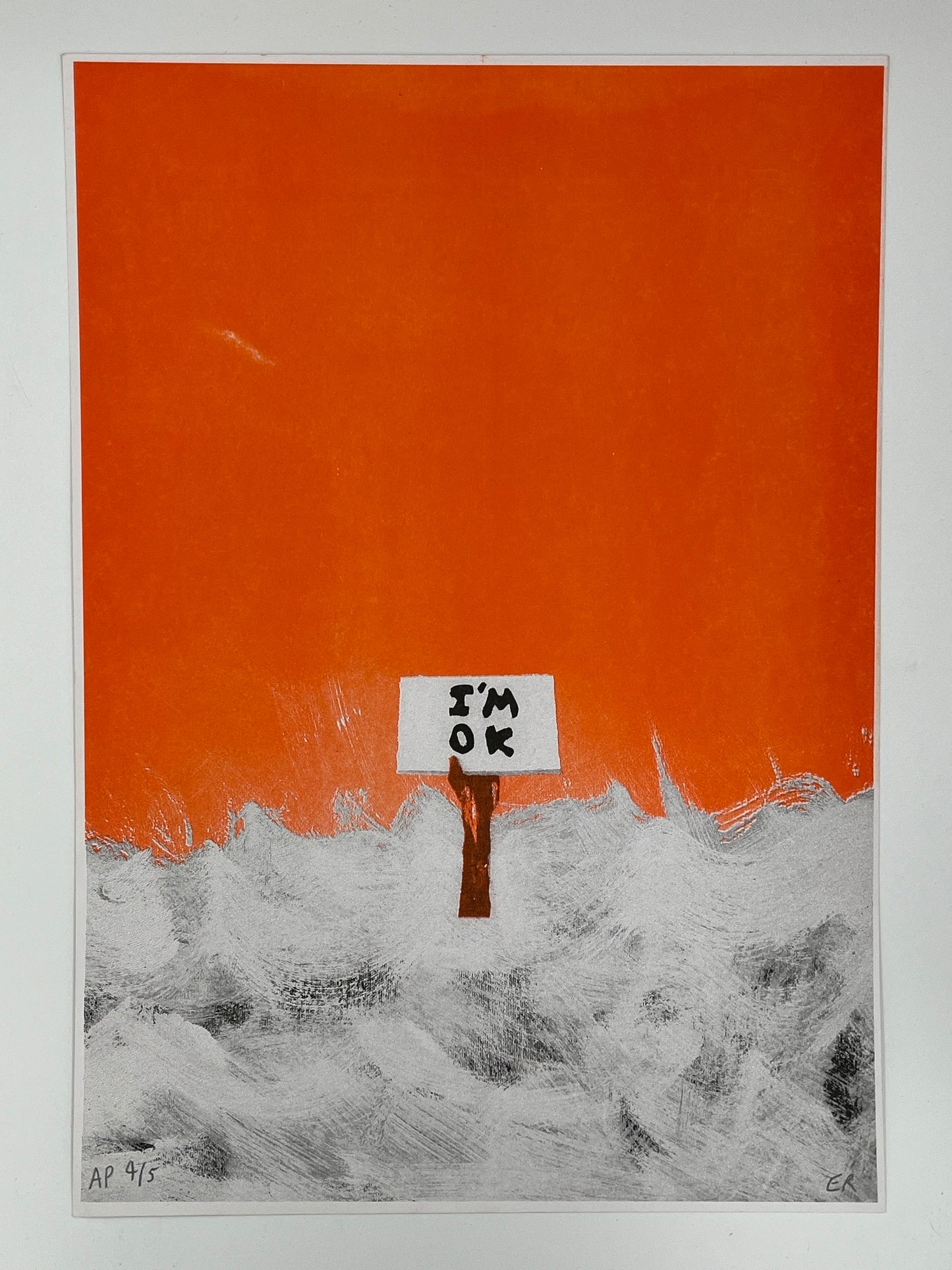 Euan Roberts - I'm OK (Orange Risograph) (AP)