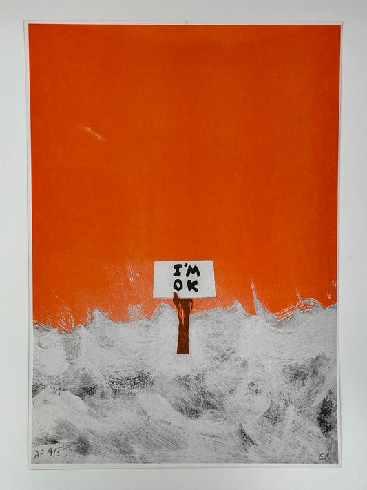 Euan Roberts - I'm OK (Orange Risograph) (AP)