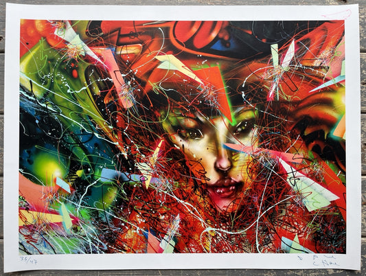 David Choe - Toxic LA Sunsets And The Dirty Moon Hangs Like A Filthy Fingernail