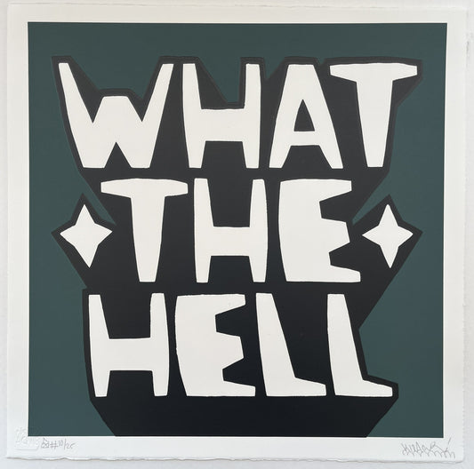 Kid Acne - What The Hell (Petrol Green)