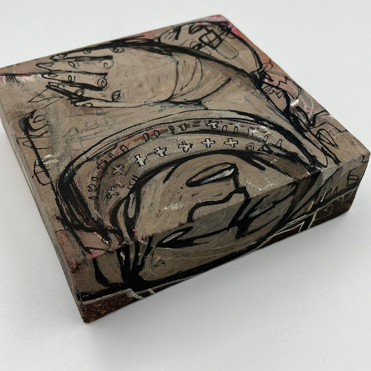 Cyclops (Lucas Price) - Untitled (Unique mini canvas)