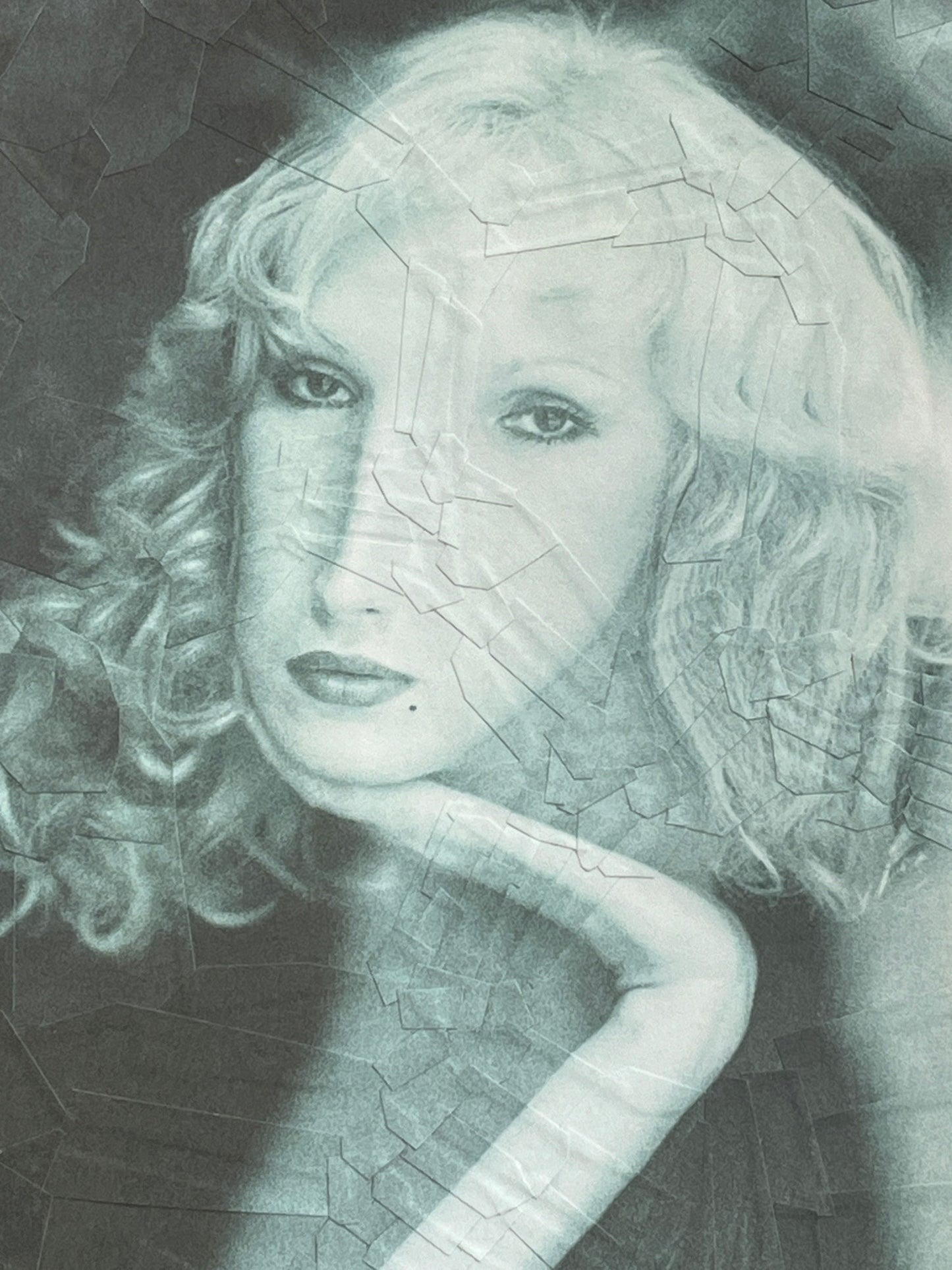 Lola Dupré - Candy Darling (Framed Original Collage)