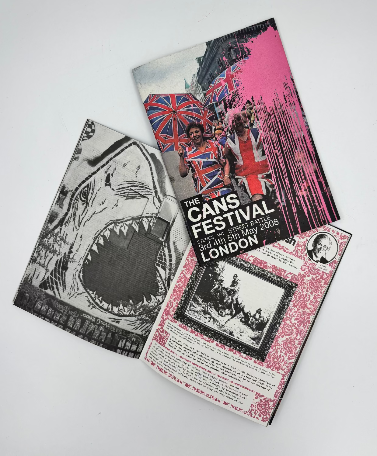 Banksy - Cans Festival Program Booklet. 2008