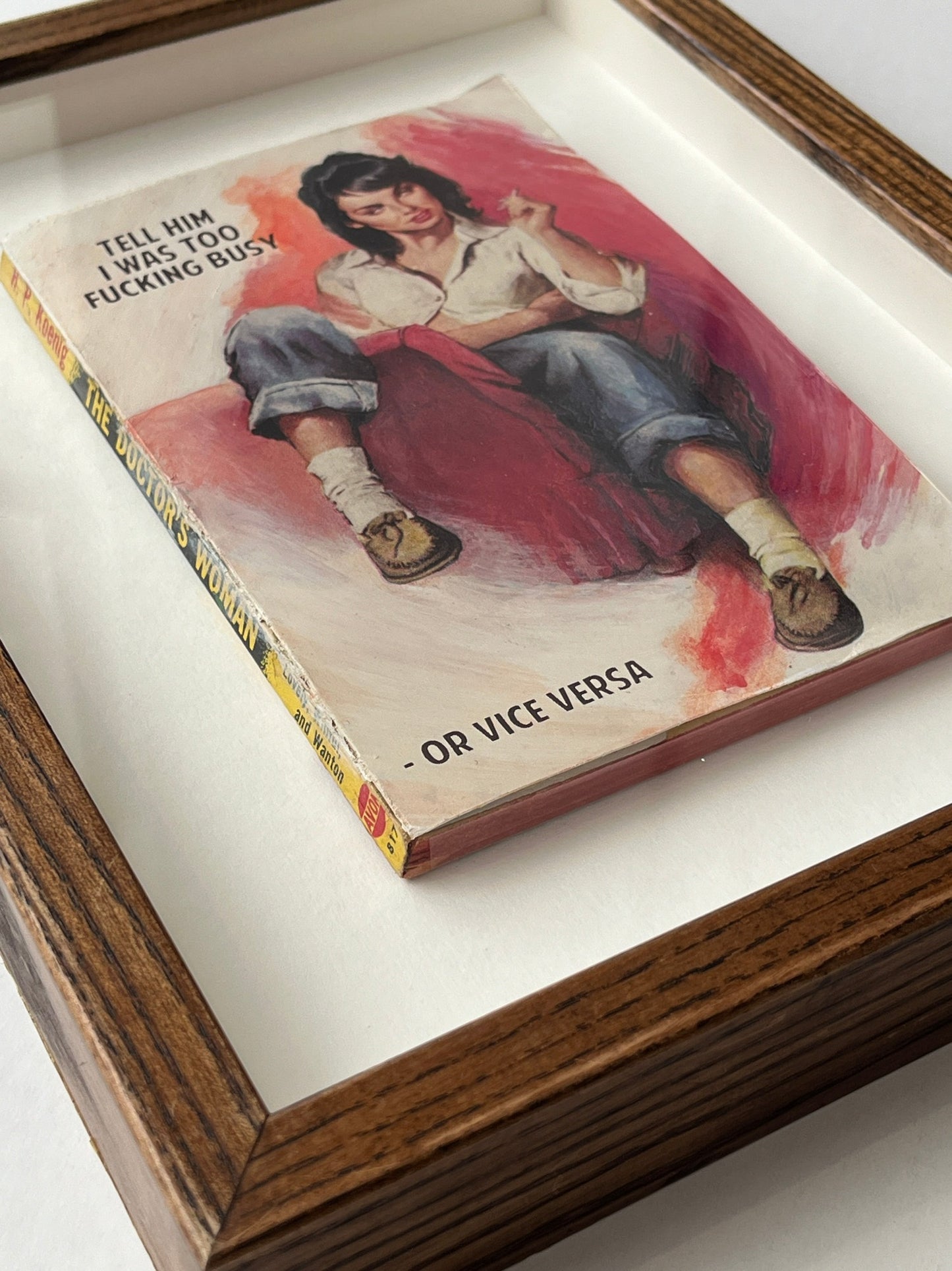 The Connor Brothers - Vice Versa (Original Vintage Book Painting)
