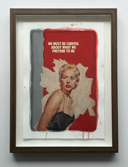 The Connor Brothers - We Must Be Careful (Red) (Framed Hand-Finished Print)