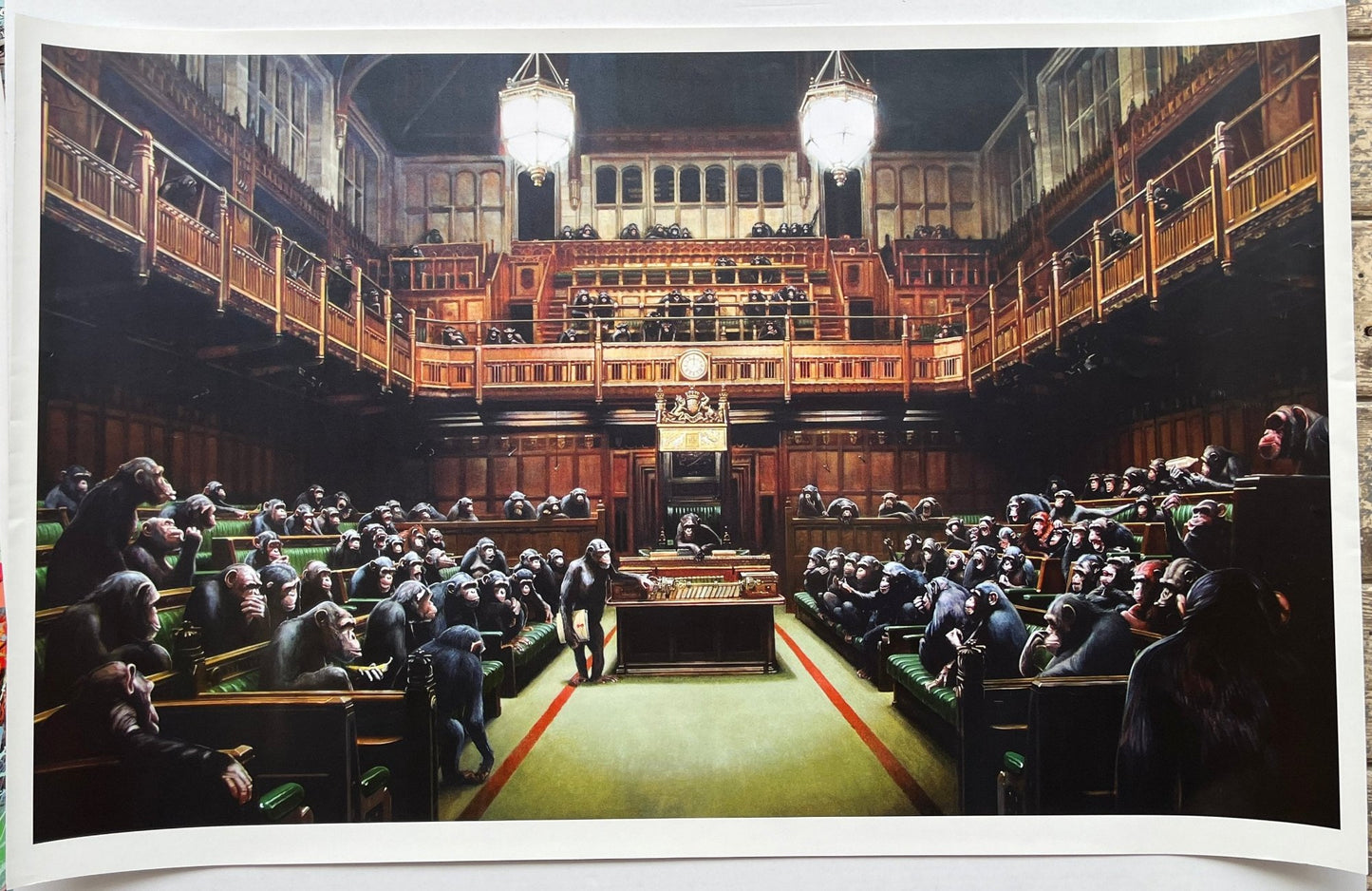 Banksy - Monkey Parliament (Poster)