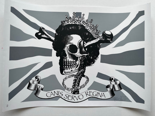 D*Face - Canis Servo Regina (Signed Screenprint)