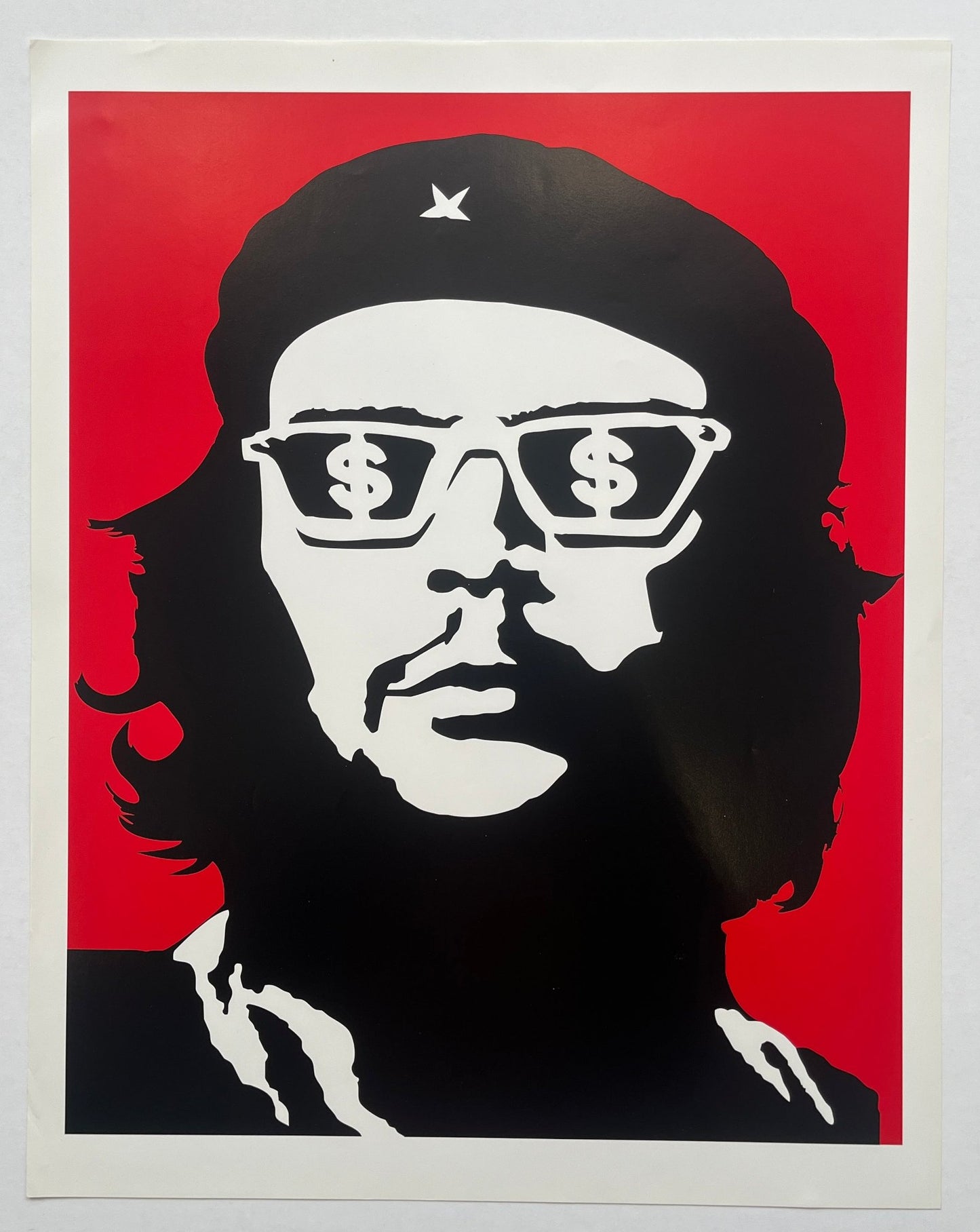 Banksy - Che (Dollar) Poster - Framed