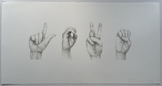 Dean Zeus Colman  - Signed With Love (White) (Artist Proof)