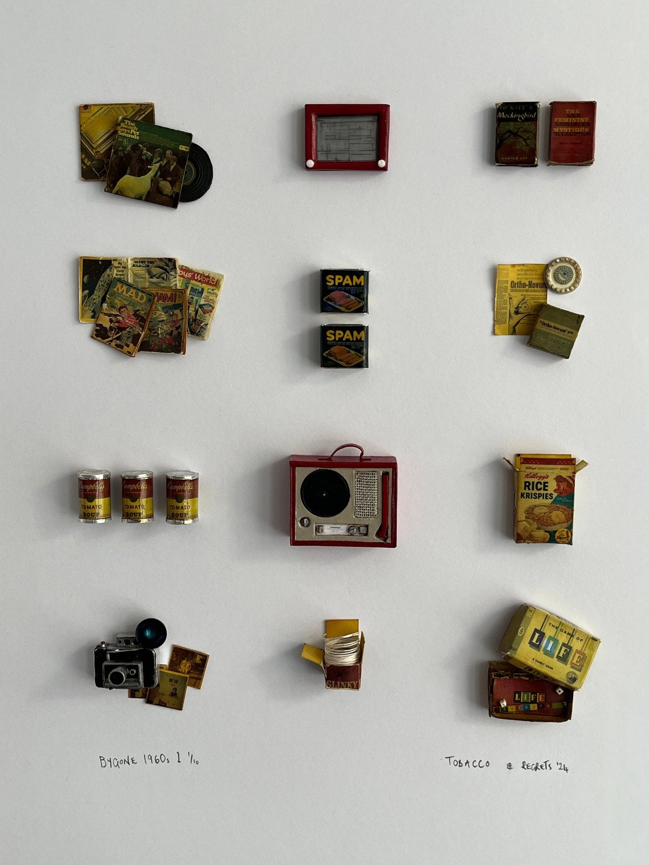 Tobacco & Regrets - Bygone 1960's (Framed)