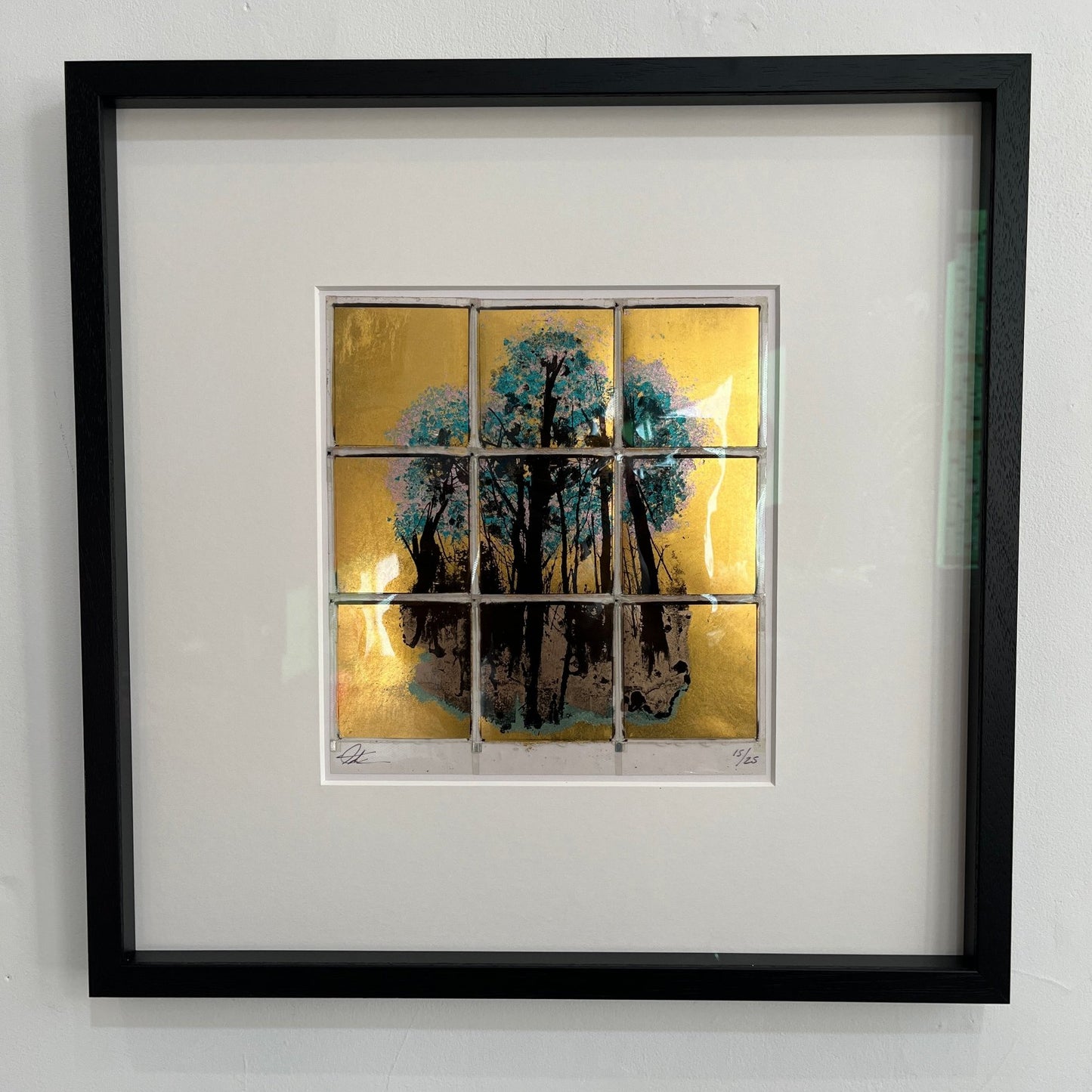 Andrew Millar - Gilded Forest (Framed Composite Polaroids)