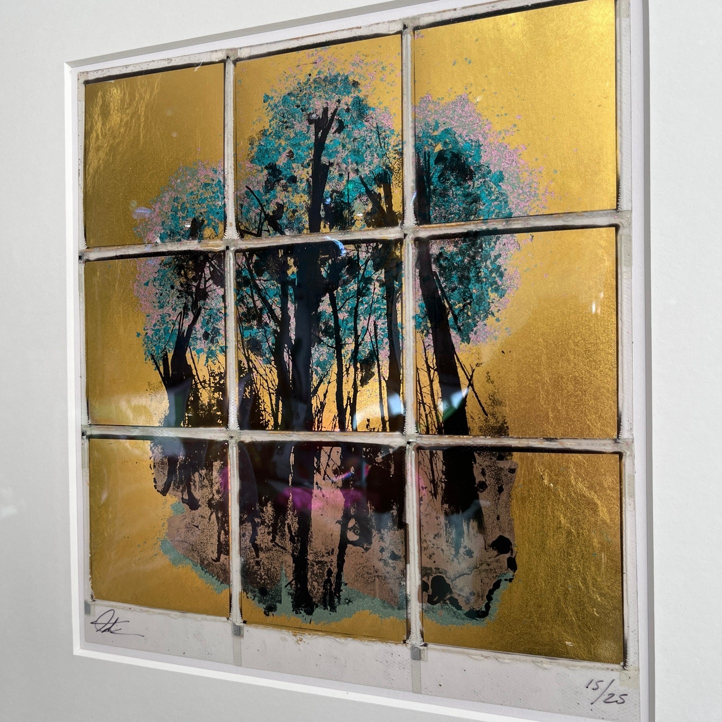 Andrew Millar - Gilded Forest (Framed Composite Polaroids)