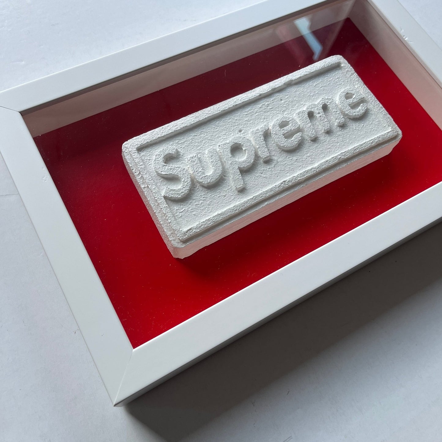 Dean Zeus Colman - Love Is A Drug (Supreme Box Logo) (White On Red)