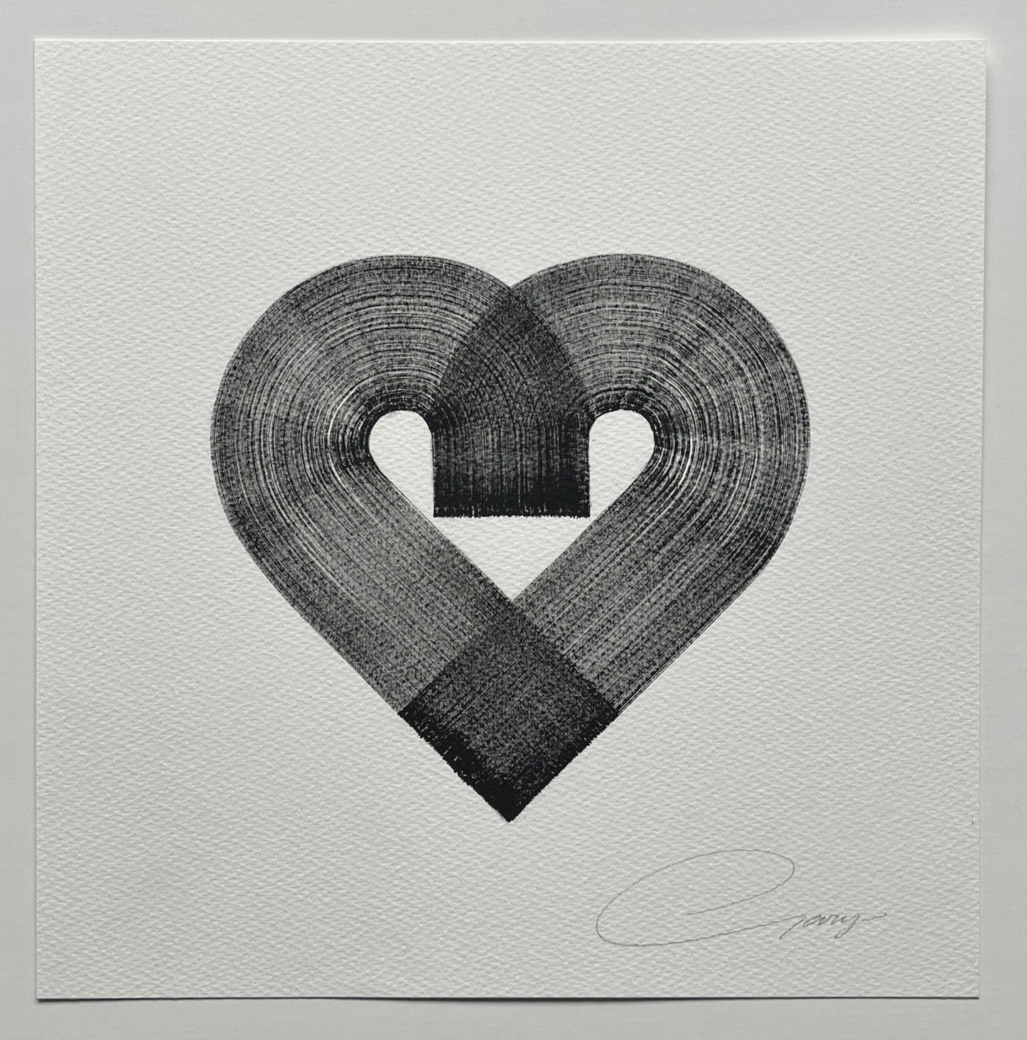 Gary Stranger - 🖤 (Original On Paper)