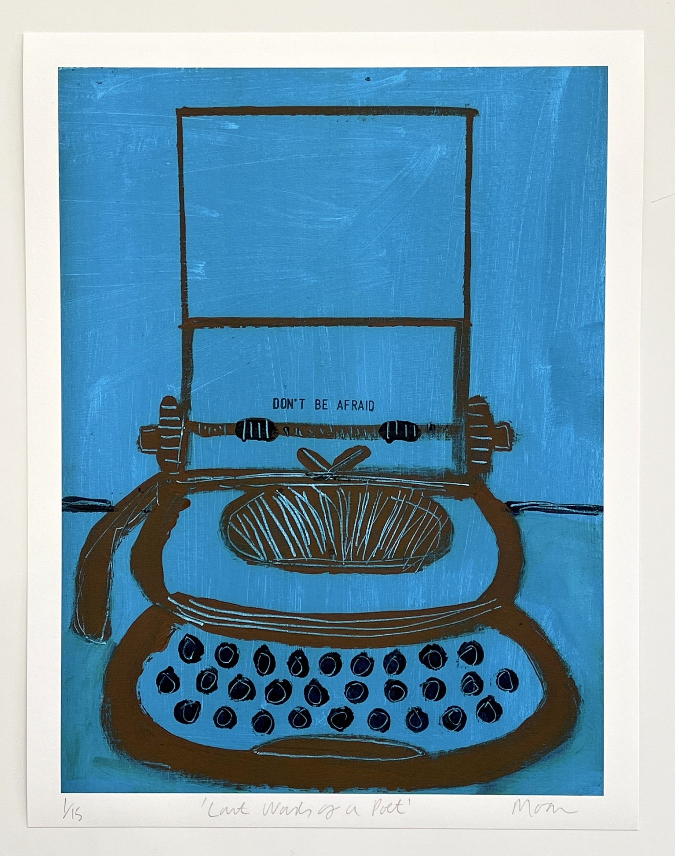 Tony Moon - Last Words Of A Poet (Seamus Heaney) (Blue)